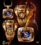 Picture of AA National Champion Ring/Pendant w/ Stadium Top - White Lustrium