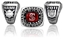 Picture of Eastern National Ring/Pendant w/Stad Top & SPA Encrust  - 10K White Gold
