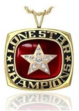Picture of Lone Star NIT Pendant w/Star & Cubic Zircs