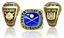 Picture of Winter Nationals Ring or Pendant w/Encrusted Crossed Bats and Ball