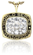 Picture of Women's World Series Champion Pendant w/Cubic Zircs